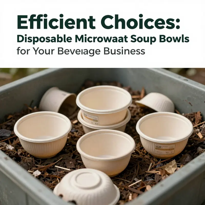 An array of disposable microwave soup bowls highlighting their various designs.