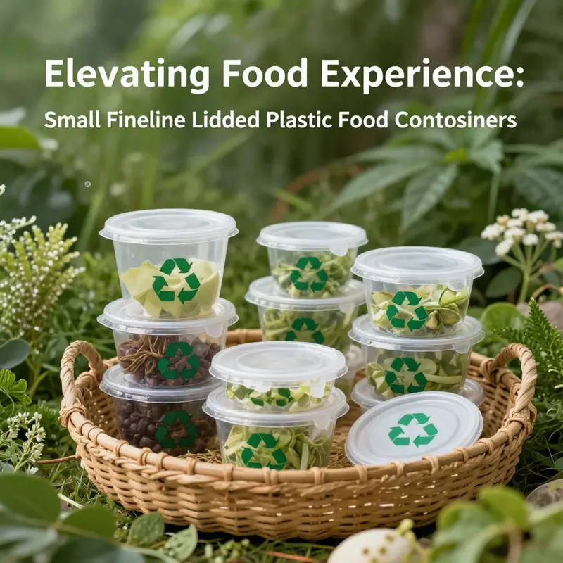Small fineline lidded plastic food containers exemplify sleek design and functionality, ideal for food storage and serving.
