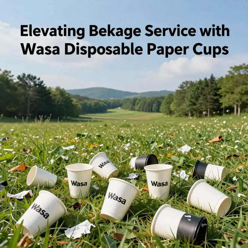 Wasa disposable paper cups are manufactured using high-quality materials, ensuring durability and effective liquid containment.