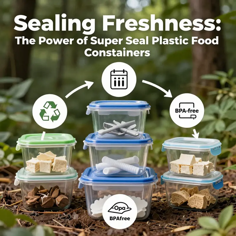 Detailing the durable and food-safe materials used in Super Seal containers.