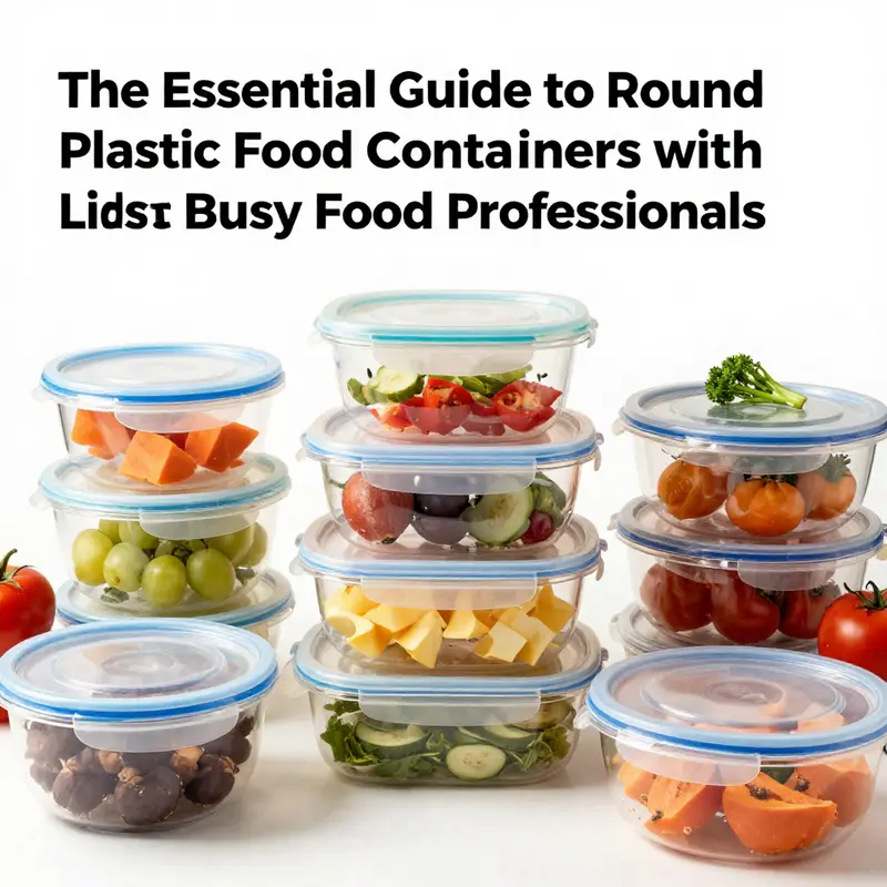 An assortment of colorful round plastic food containers with lids ready for microwaving, alongside fresh ingredients.