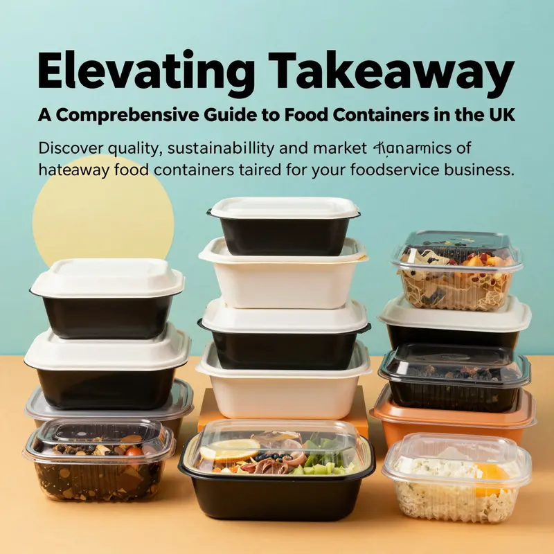 A collection of various takeaway food containers, showcasing durability, design, and sustainability in food service.