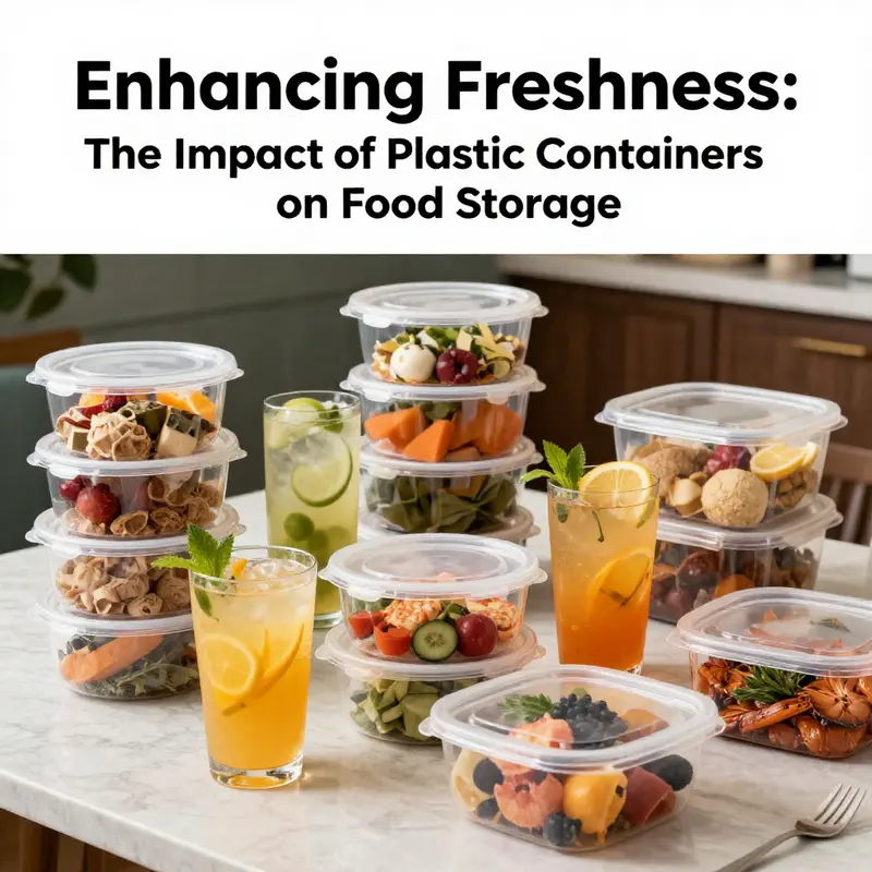 An array of colorful dishes and beverages presented in food-safe plastic containers.