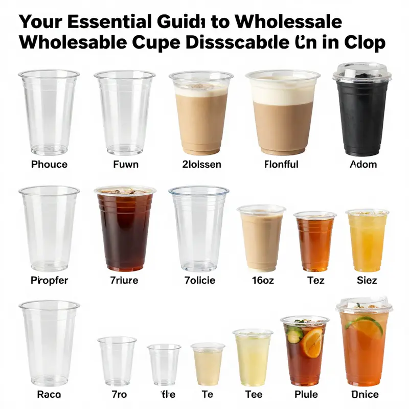 Diverse selection of wholesale plastic cups from key Chinese suppliers.
