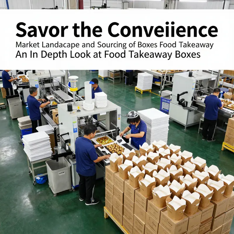 Inside a Chinese factory specializing in the production of reliable and efficient food takeaway boxes.