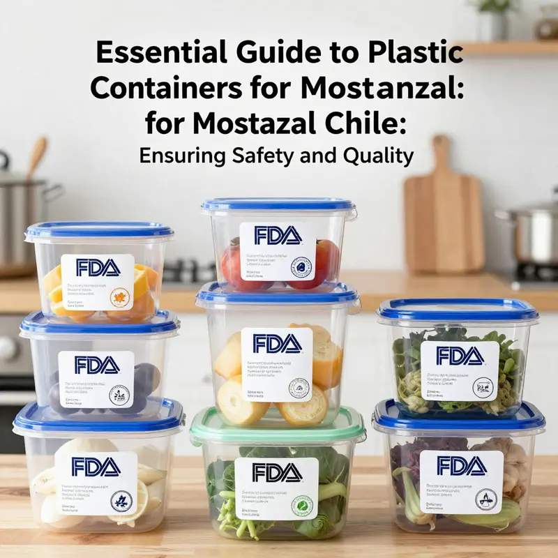 Compliance with food safety standards is critical for containers used for storing mostazal chile.