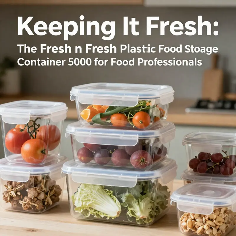 Key features like secure lids and clear visibility enhance the Fresh n Fresh container’s functionality.