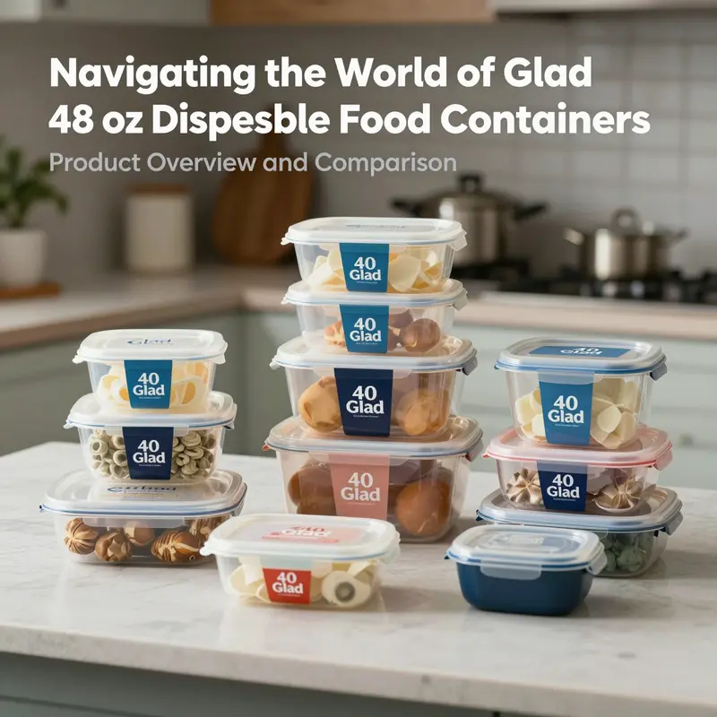 Comparison of Glad’s reusable containers and disposable options available in the market.