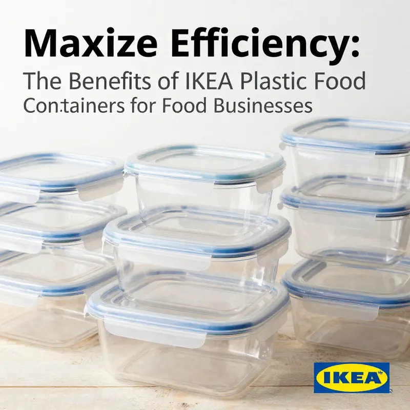 Diverse designs and materials of IKEA 365+ plastic food containers showcase their suitability for food storage.