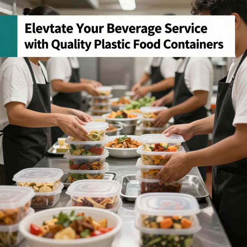 An overview of different materials used in plastic food containers, emphasizing their properties and applications.