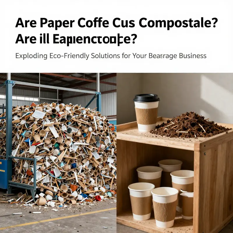 An educational overview of various materials used in paper coffee cups and their compostability.