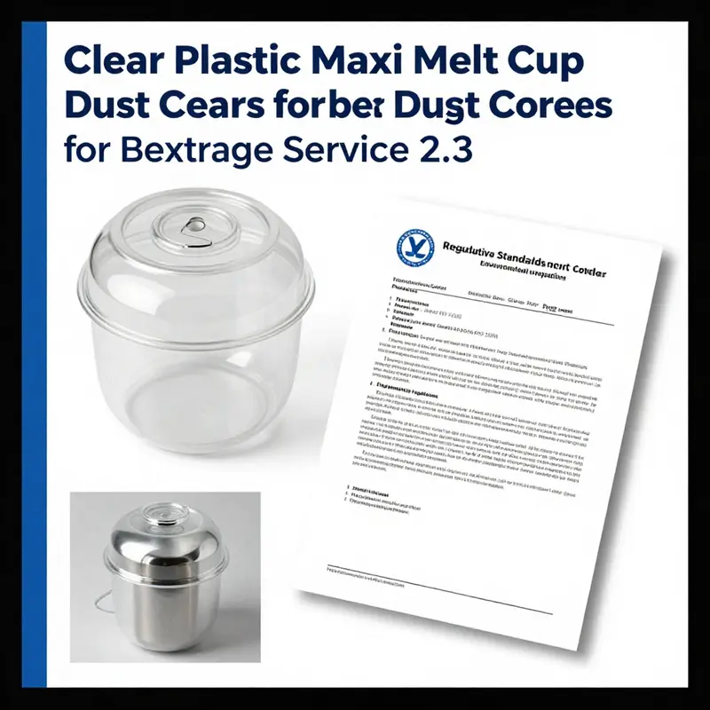 A clear plastic maxi melt cup dust cover elegantly displayed over a delightful beverage.