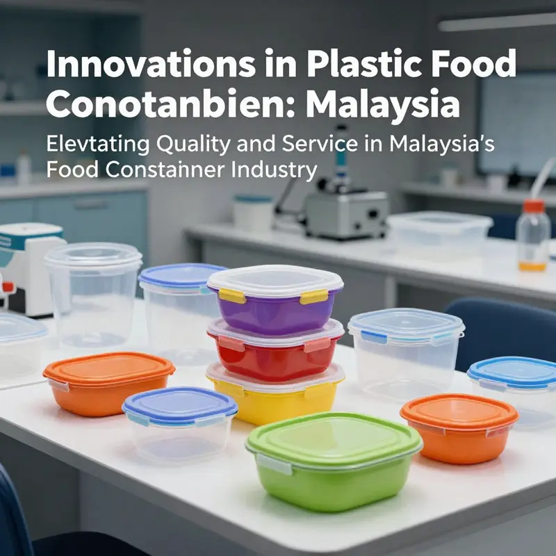 Showcasing innovative plastic food container designs enhancing functionality and food safety.