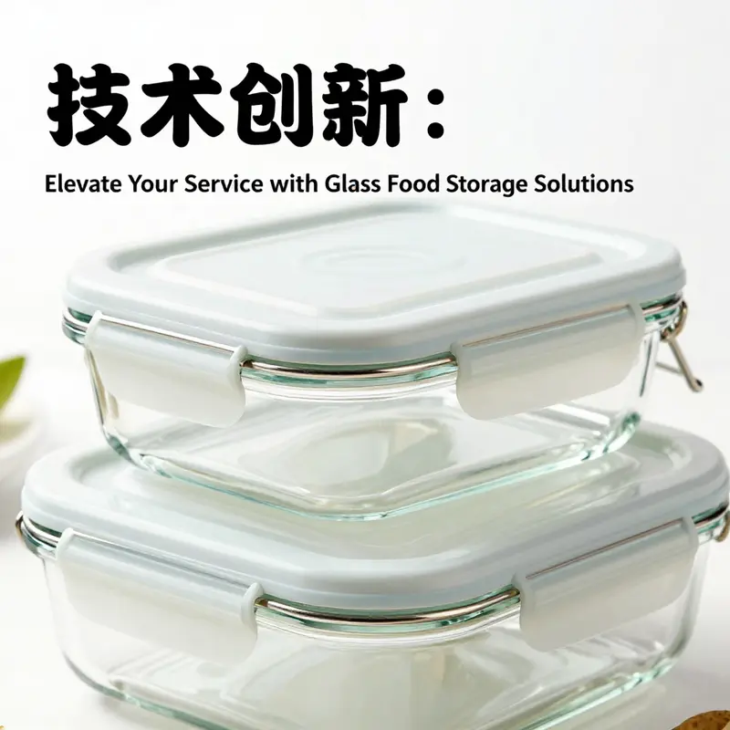 A kitchen showcasing glass food storage containers, emphasizing health and safety in food storage.