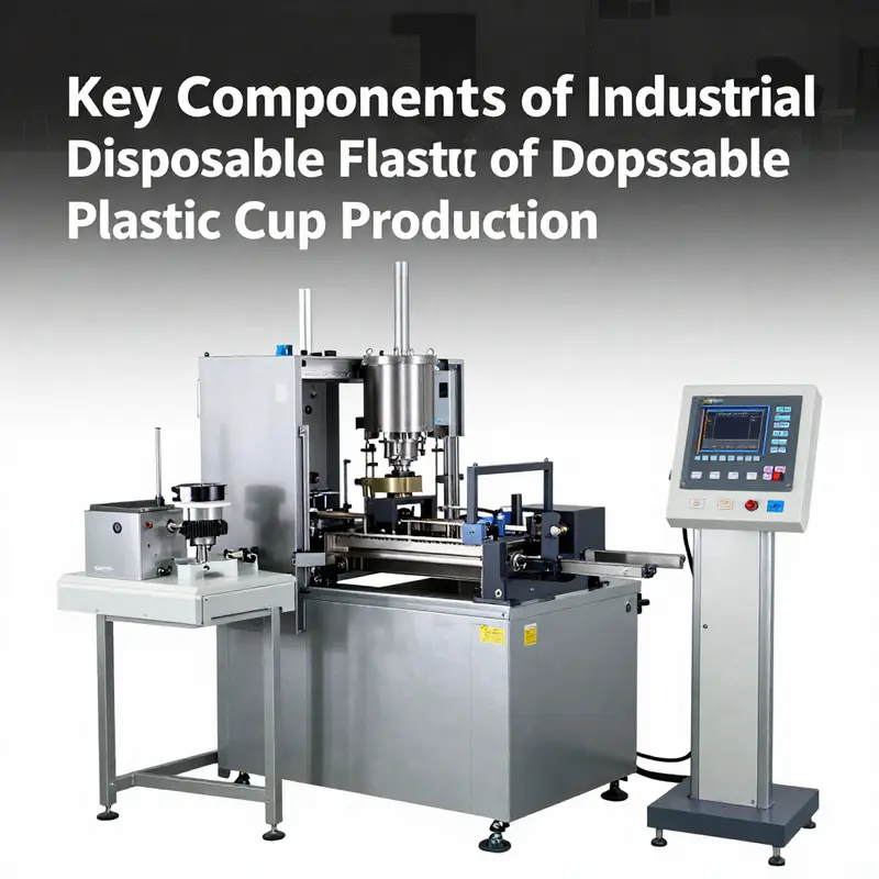 Injection molding technology used in the production of disposable plastic cups.