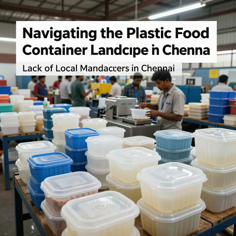 A view of the Chennai industrial landscape showcasing the gap in food-grade plastic container manufacturing.