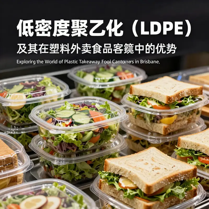 Showcasing the diverse applications of HDPE food containers in Brisbane’s bustling food market.