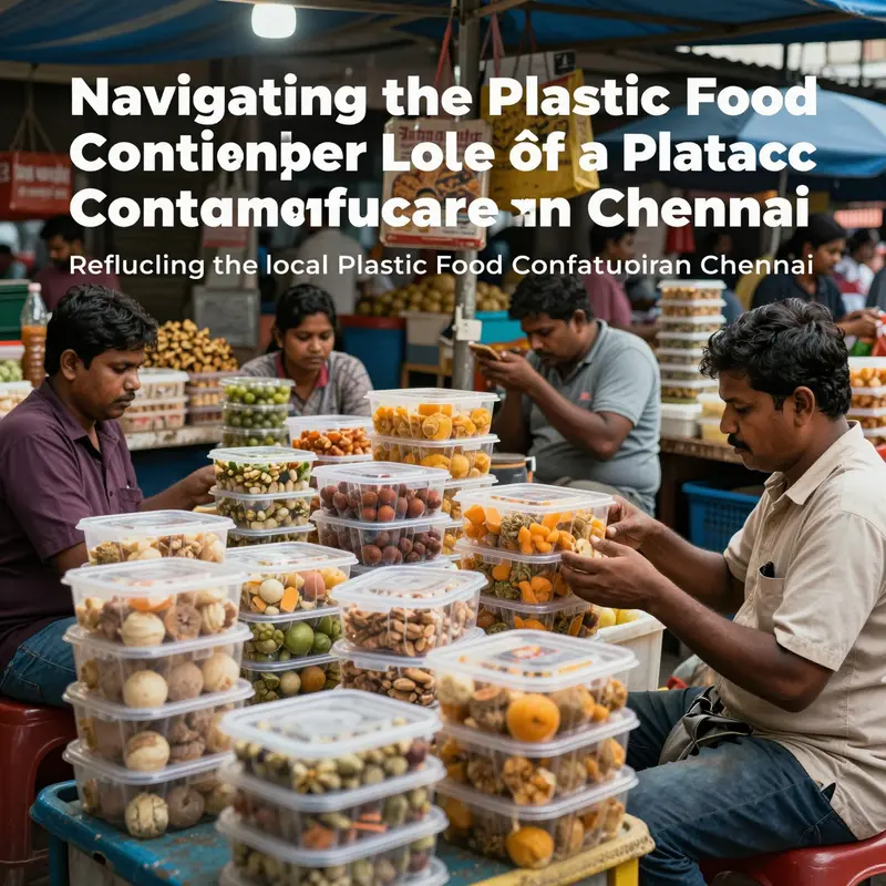 A view of the Chennai industrial landscape showcasing the gap in food-grade plastic container manufacturing.