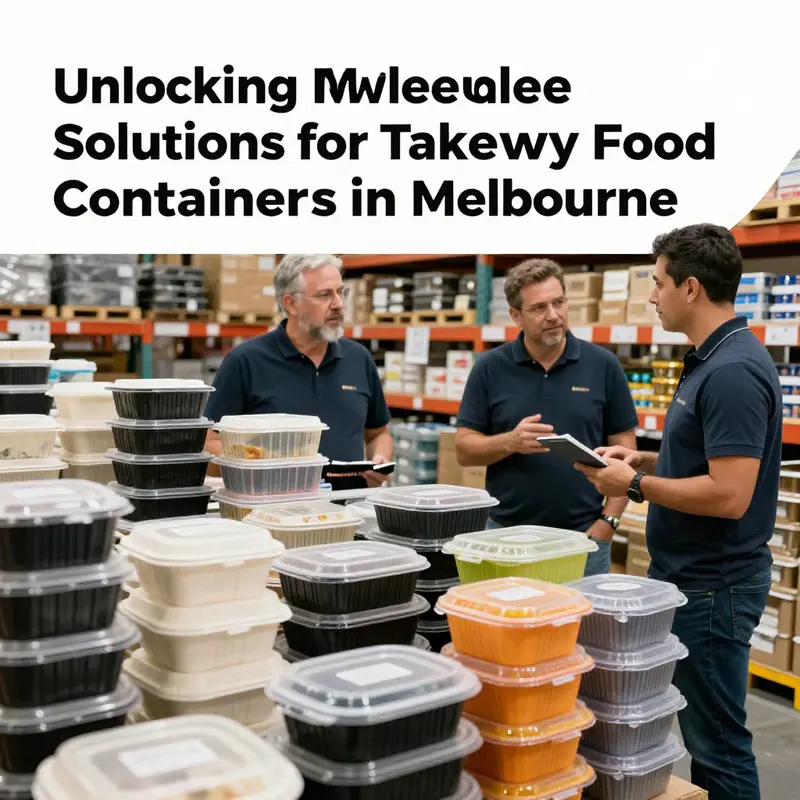 Local suppliers in Melbourne offer a diverse range of takeaway food containers, meeting the needs of various food businesses.