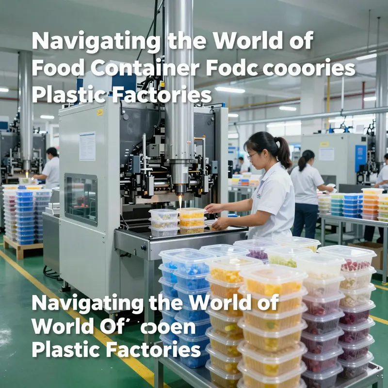 A sleek view of a plastic food container manufacturing facility showcasing precision machinery and production lines.