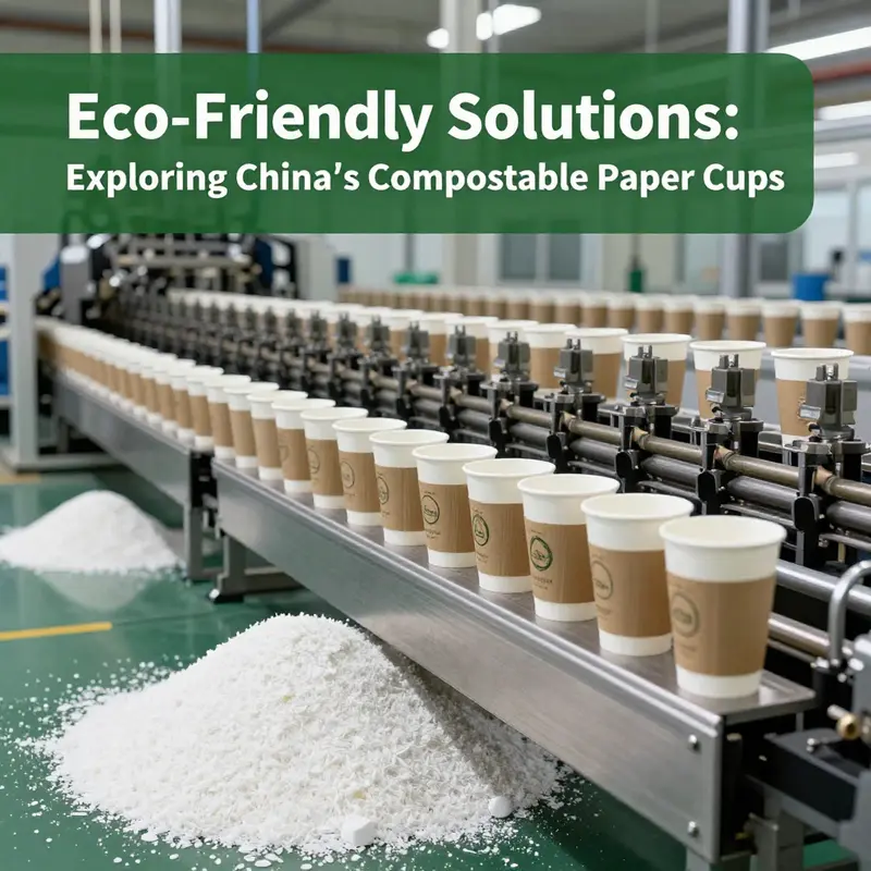 Visions of a thriving marketplace focused on sustainable paper cup options.