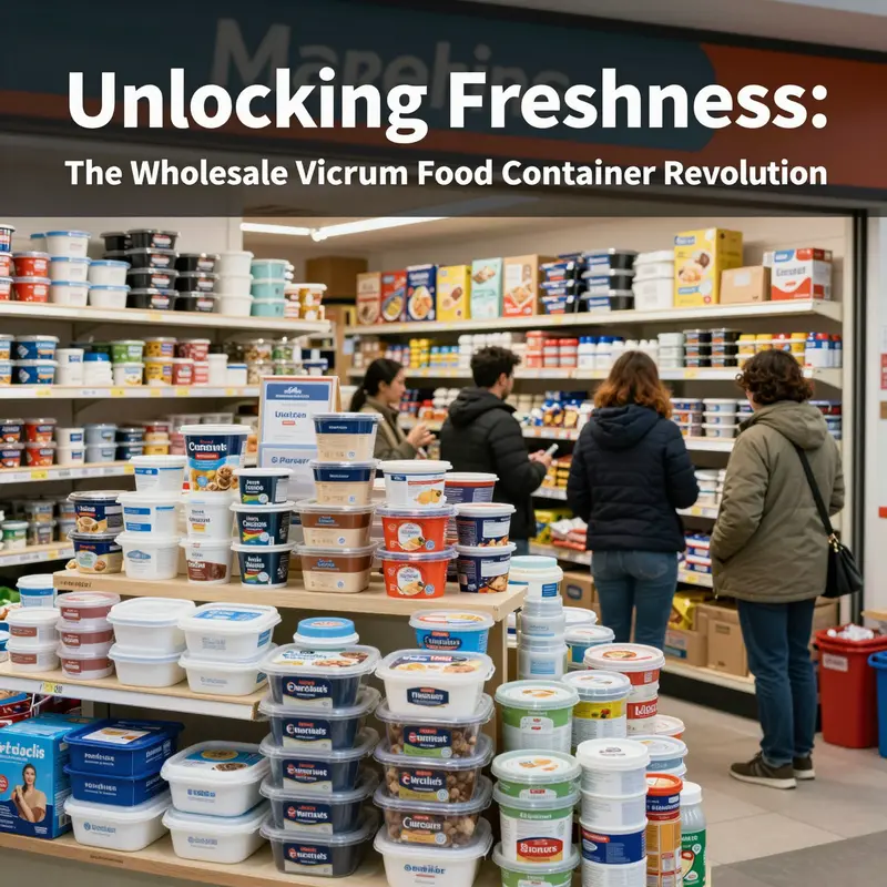 A range of vacuum food containers available for wholesale, reflecting growing consumer interest.