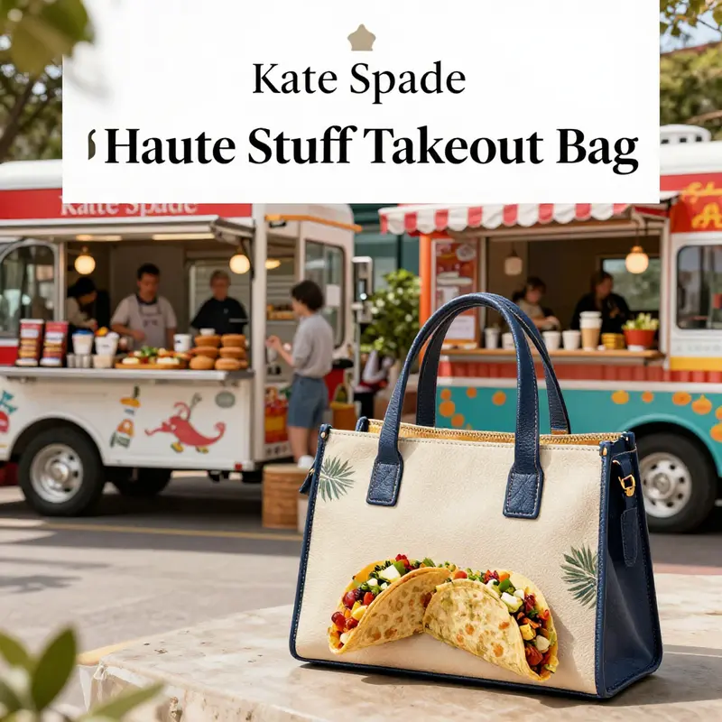 The distinctive Kate Spade Haute Stuff Taco Truck Bag exemplifying playfulness and creativity.