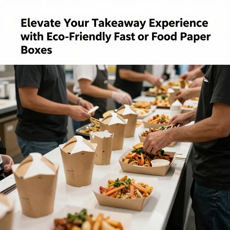 Innovative designs of fast food paper boxes engineered for optimal usability and customer satisfaction.
