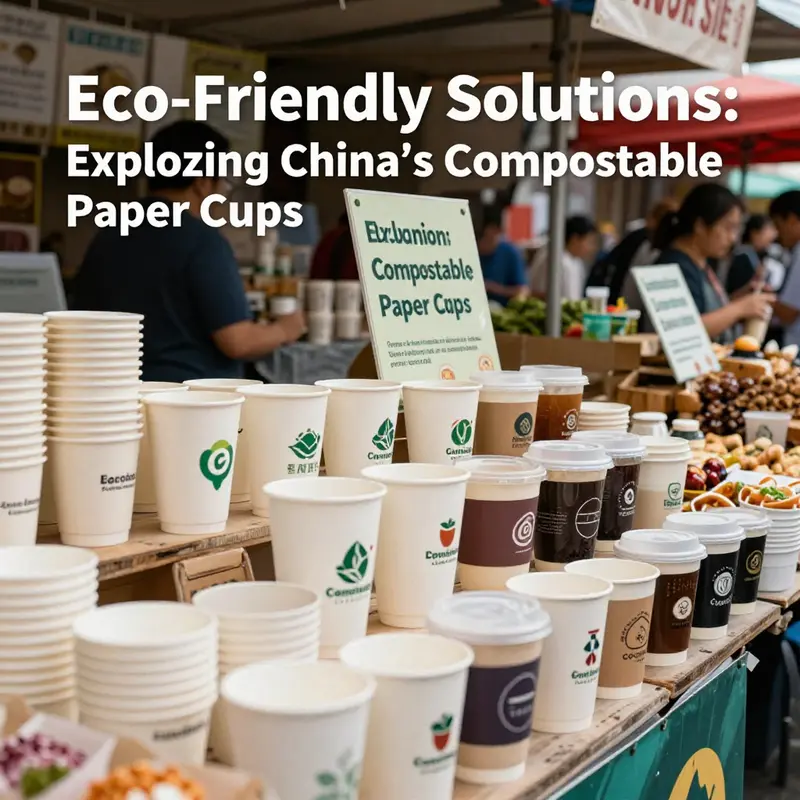 Visions of a thriving marketplace focused on sustainable paper cup options.