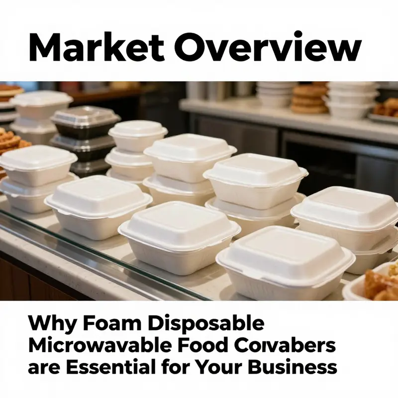 Diverse range of foam disposable microwavable food containers available for food businesses.