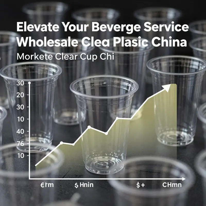 China’s advanced manufacturing capabilities in producing a wide range of clear plastic cups.