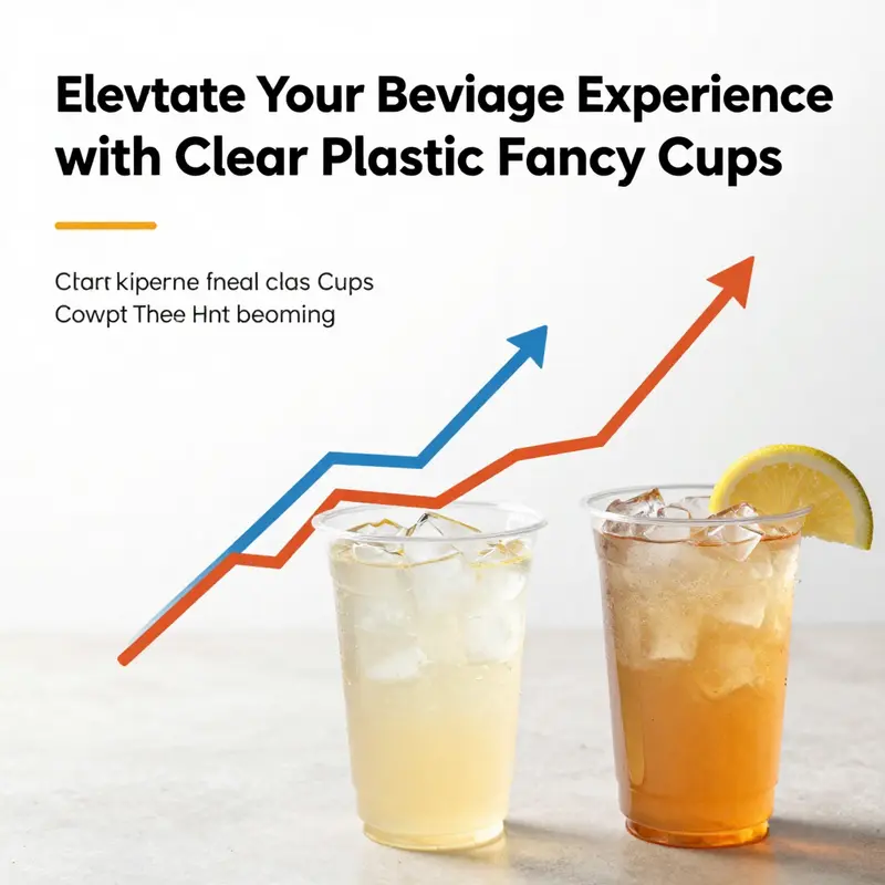 Explore customization options that help brands stand out with clear plastic fancy cups.