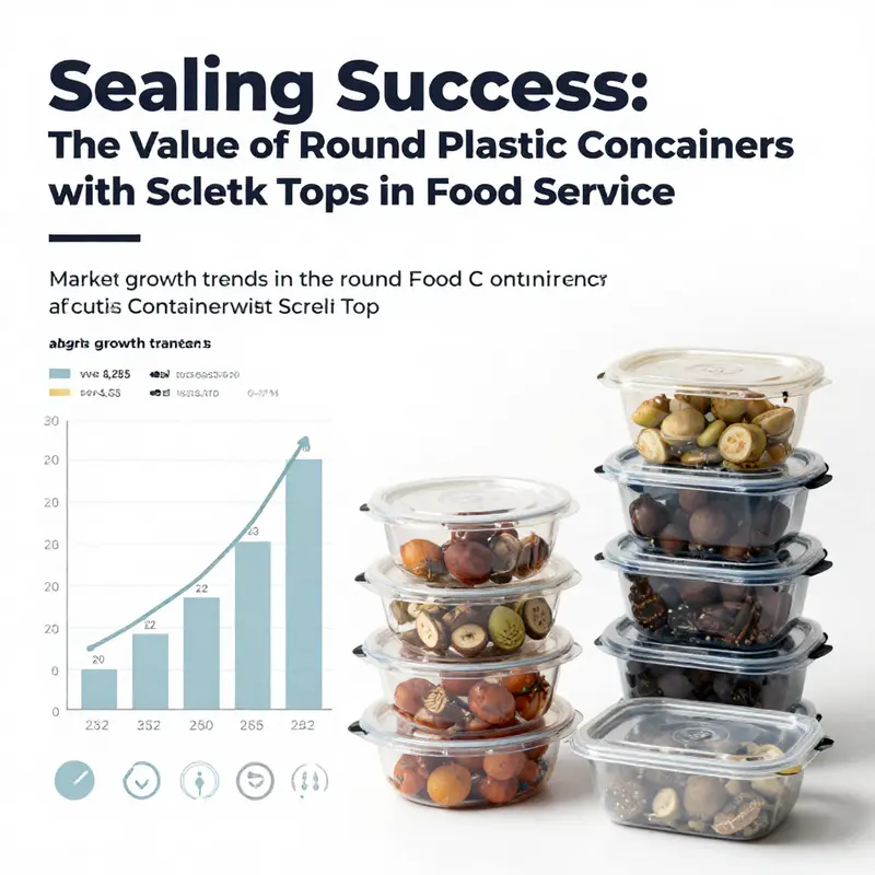 Round plastic food containers made from safe materials meet stringent safety certifications.