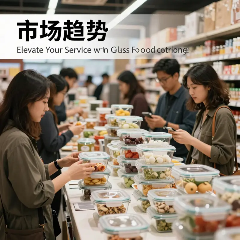 A kitchen showcasing glass food storage containers, emphasizing health and safety in food storage.