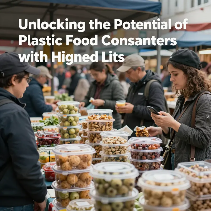 Different types of plastics used in hinged lid containers, highlighting their unique properties.