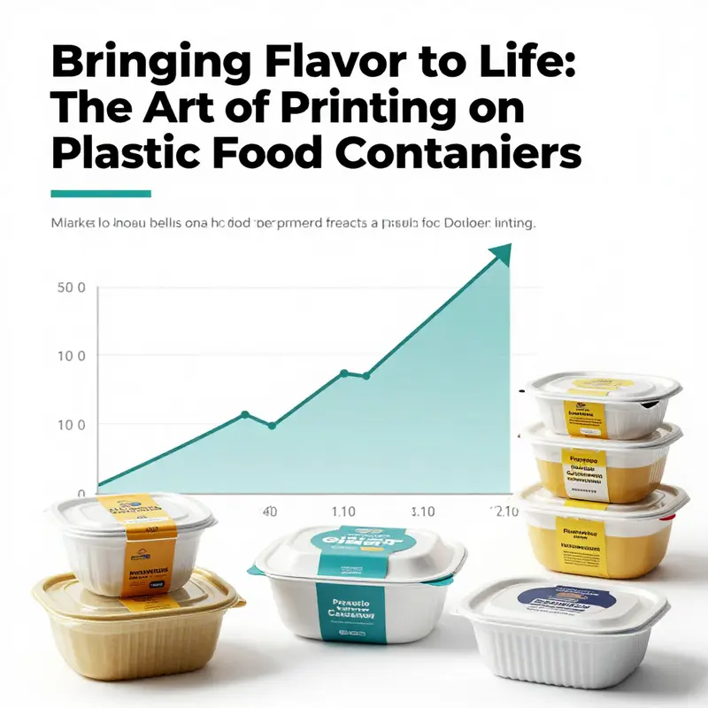 Advanced printing technology enhances visual branding on plastic food containers.