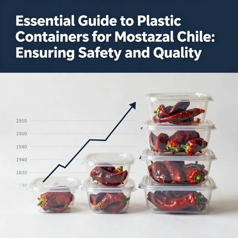 Compliance with food safety standards is critical for containers used for storing mostazal chile.
