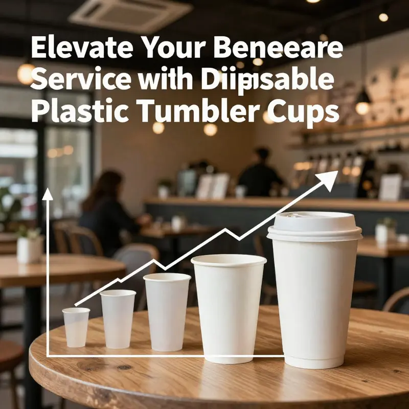 A colorful display of different disposable plastic tumbler cups, ideal for diverse beverage offerings.