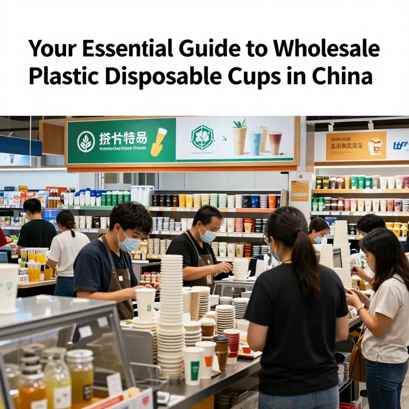 Diverse selection of wholesale plastic cups from key Chinese suppliers.