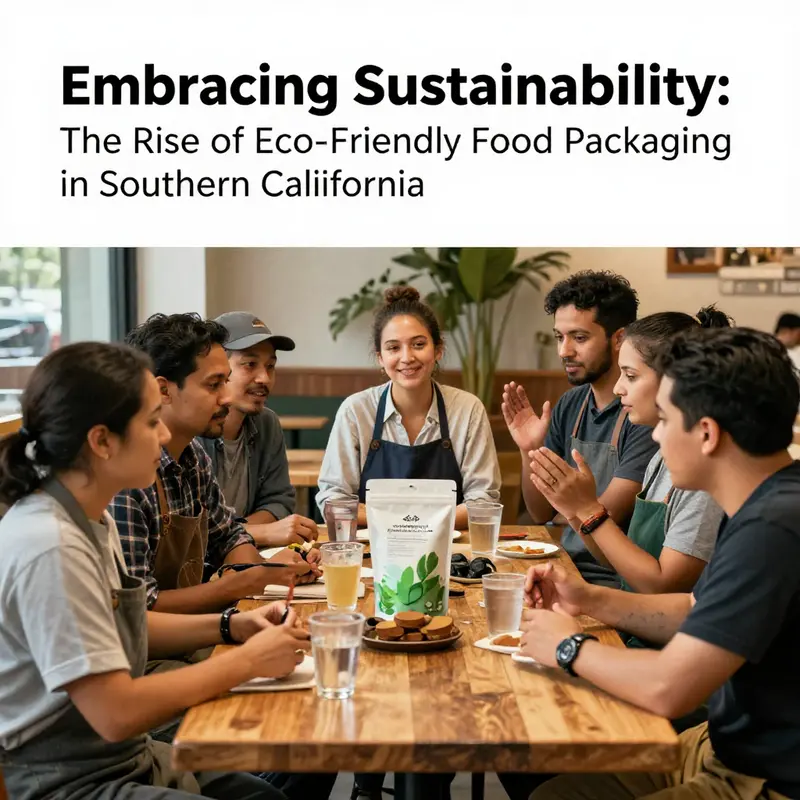 An assortment of eco-friendly food packaging solutions highlighting innovation in sustainable materials.