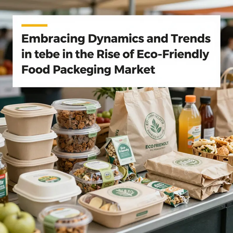 Diverse eco-friendly food packaging solutions trending in the market.