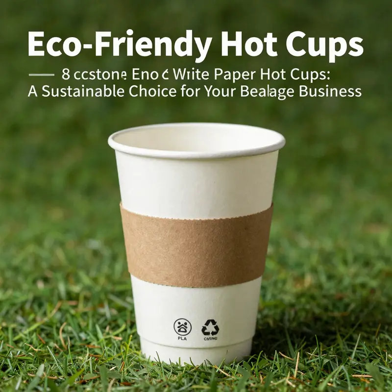 Vibrant custom designs on eco-friendly hot cups enhance branding for beverage businesses.