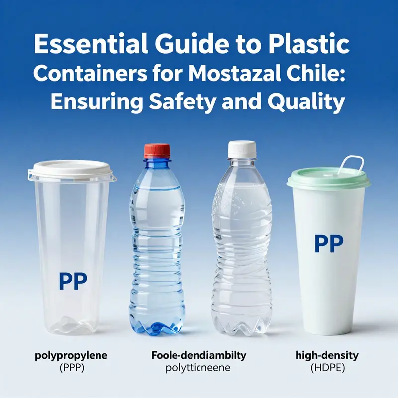 Compliance with food safety standards is critical for containers used for storing mostazal chile.