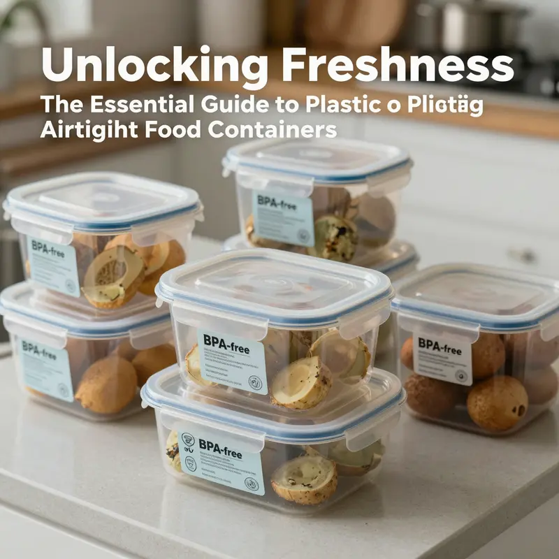 Examining the materials and safety standards that ensure the integrity of airtight food containers.