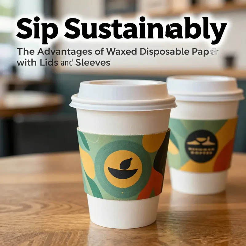 A detailed look at the materials and design of waxed disposable paper cups, emphasizing their quality and functionality.