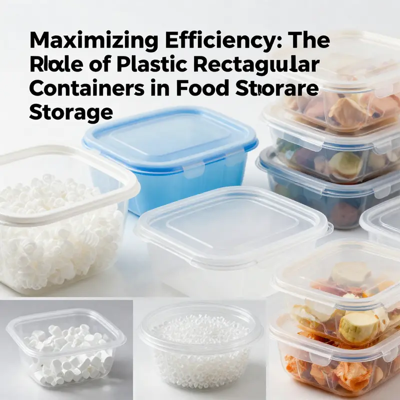 Showcasing the practical use of plastic rectangular containers for efficient food organization.