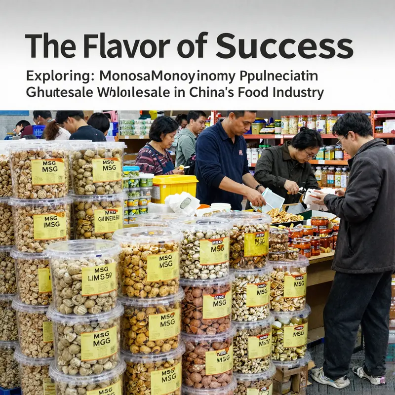 A dynamic marketplace for monosodium glutamate, featuring diverse products and active vendors.