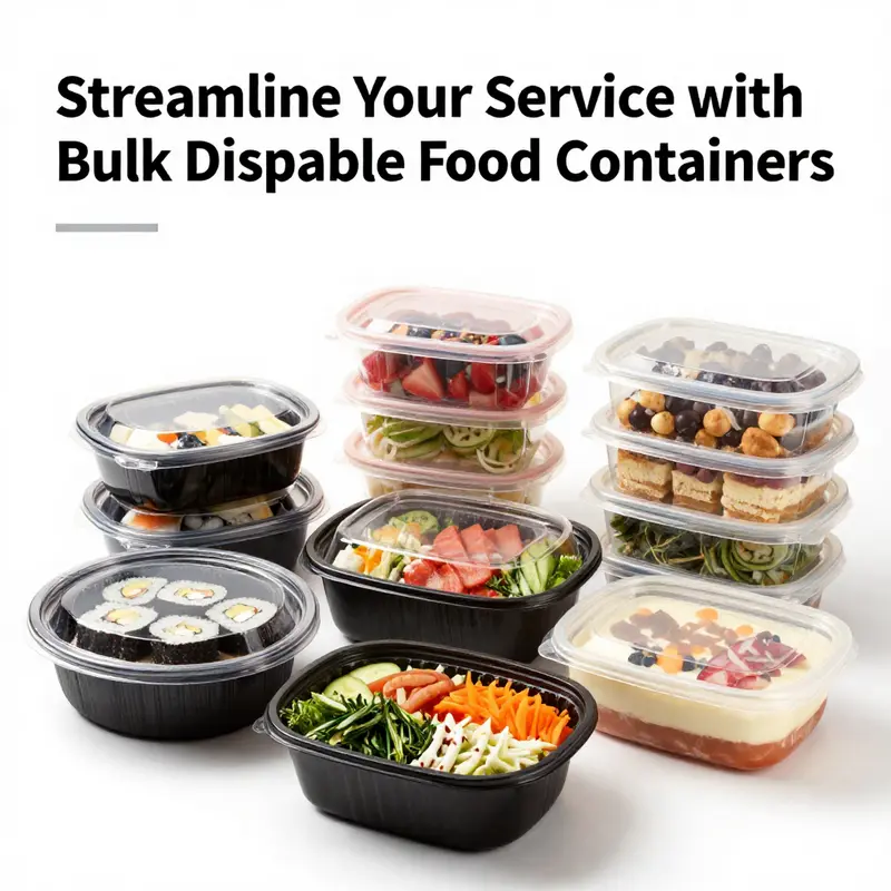 An assortment of multi-compartment food containers showcasing versatility in meal presentation.