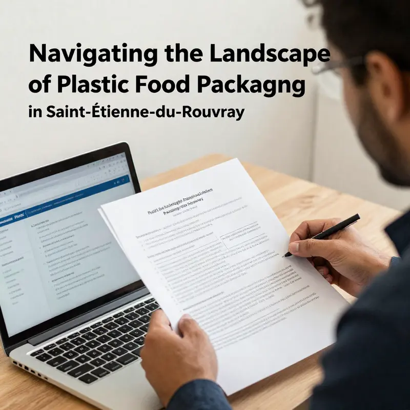 Diverse plastic food packaging options available at local suppliers in Saint-Étienne-du-Rouvray.