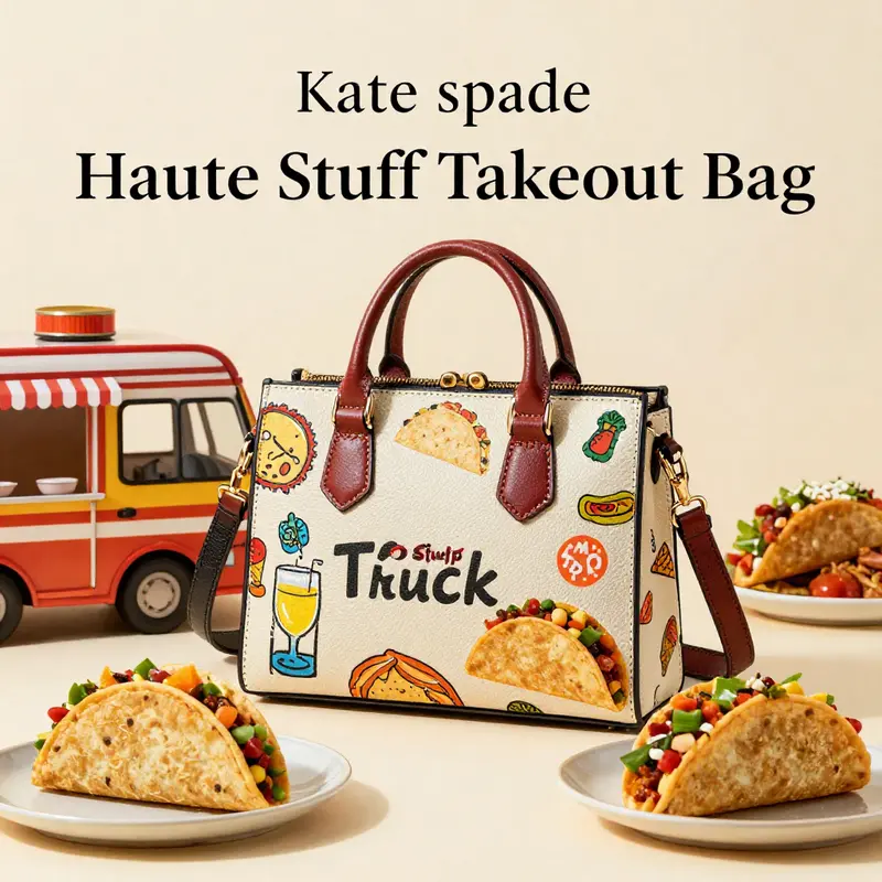 The distinctive Kate Spade Haute Stuff Taco Truck Bag exemplifying playfulness and creativity.